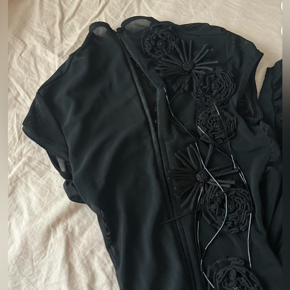 Fanci club Black Floral Dress